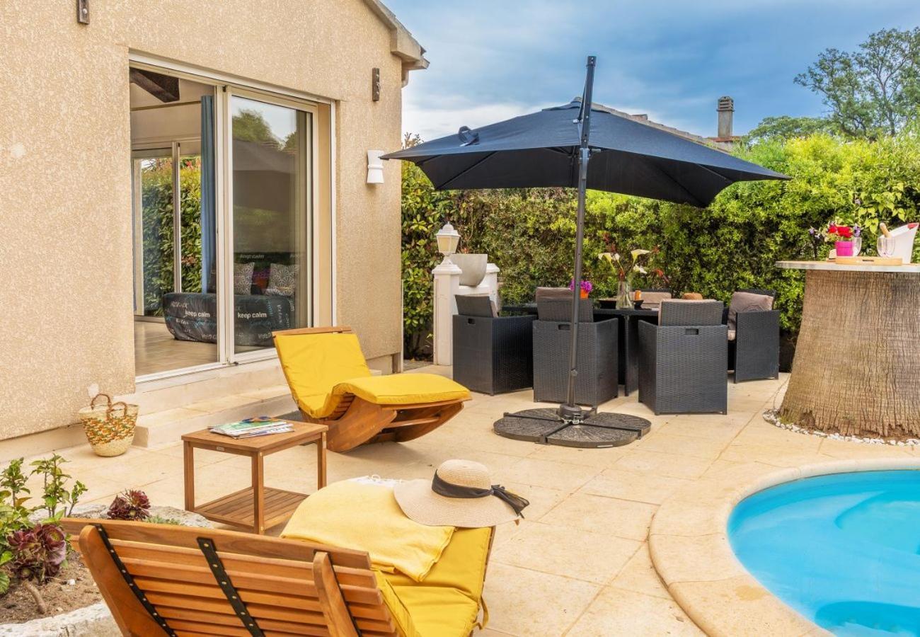 Villa Tous Conforts Avec Piscine Privee Et Acces Plage Сервион Екстериор снимка